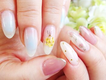 メイクプラスネイル ヴィヴィッド(MAKE+NAIL vivid)の写真/大人気アート込み定額ジェル◆写真 右手6380円・左手7480円◆初回付替ジェルオフ無料◆巻き爪ケアもあり！