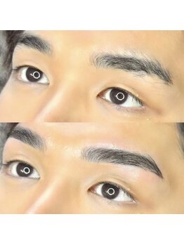 ブロウ(BROW)/【メンズ眉】before after