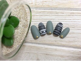 手書きアートネイル￥9980