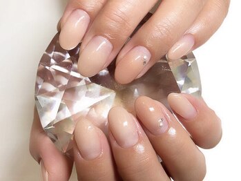 ココロバ ネイルアンドビューティーサロン(COCOLOBA)/パールベージュグラデ☆