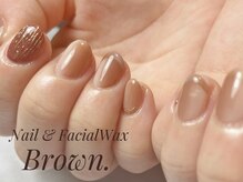 ブラウン(Brown.)/オンブレフレンチ