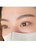 自眉を活かして垢抜け眉へ◎眉WAX＋眉スタイリング¥5,000