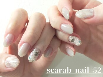 スカラべネイル52 春日部(Scarab Nail 52)/秋冬*トレンドニュアンス¥7900