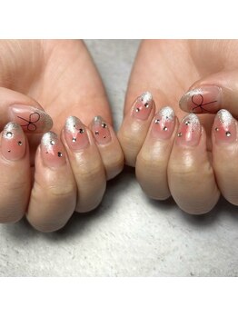 セクションプラス 吉祥寺(SECTION+)/チーク×ワイヤーリボン