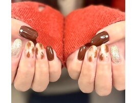 アニマル柄/ブラウン/ニュアンス