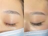 フラットラッシュ両目120本+美眉WAXスタイリング|品よく華やぐ