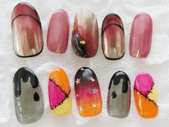 ネイリシャス(NAILICIOUS)の写真/《何度でも同価格♪》つけ放題6本￥7150/10本￥7700♪豊富なパ-ツと繊細Artで指先から女子力UP★OP2本￥550