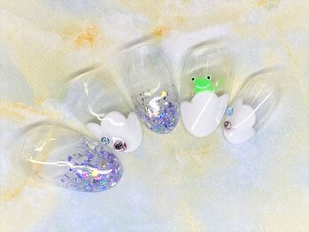 アルセア 上野御徒町店(Alcea)/手描き 梅雨 雲 フレンチ