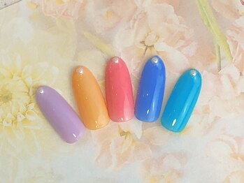 ネイルサロン&スクール ジーナ(GINA)/カラフルネイル☆