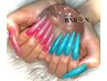 ☆新規☆【最先端スカルプ/長さだし】 ワンカラー/ラメグラ   ¥8980
