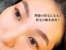 眉癖改善☆ハリウッドブロウリフト(眉毛パーマ)+眉WAX(間引き)+メイク仕上げ