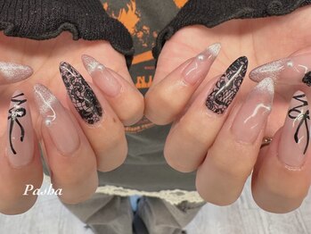パシャ(Pasha)/ribbon nail