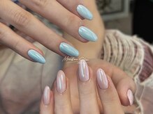 ムーンストーンサロン 大久保駅前(Moonstone Salon)/バイカラー+オーロラ