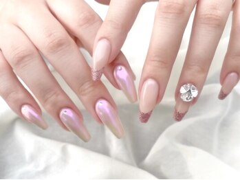 ジュティア ネイル バイ リブレイズ 京都市役所前(JuTia Nail by Live raise)/アシメネイル