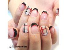グラマラス アンジェアイ 荻窪店(glamourous ange eye)/バーバリーチェックネイル