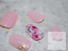 オトナネイル(otona nail)/水彩フラワーマニキュアネイル