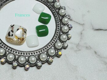 フランセス(Frances)/フット ヒョウ柄ネイル