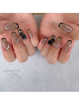 リアンスネイル ヴィヴィッド 岡山店(LianS nail ViViD)/バーチャルフレンチ