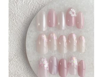 春限定桜ネイル