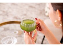 わたげのまにまに/施術後はグリーンスムージーを♪