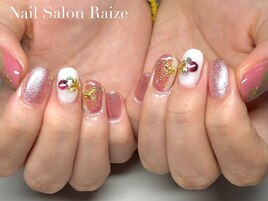 ミラーアート/お花/キラキラ