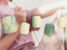 シエルネイルスタジオ 新宮店(Ciel nail studio)/【7700円】波アートデザイン