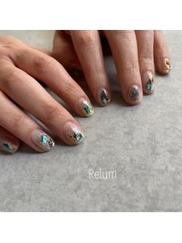 クリアキラキラネイル☆