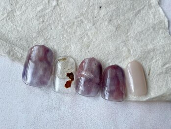 アイネイルズ 梅田店(I nails)/もやもやニュアンス