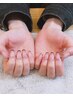 【hand】ミラー or ラメフレンチネイル　￥8000