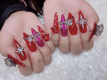 レアネイル 新宿(le'a nail)/ゴテゴテネイル