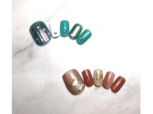 タネモト(Tanemoto)/9月・10月フットネイル¥10400