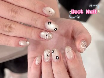 ベストネイル 池袋東口店(Best Nail)/花　デザイン