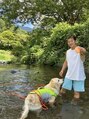 ゴールデン整骨院 藤沢 愛犬とキャンプ＆川遊びでリフレッシュ