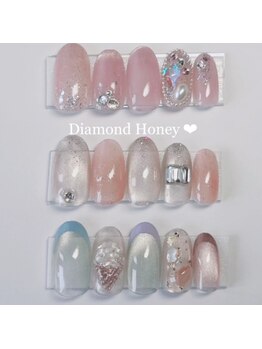 ダイアモンド ハニー(Diamond Honey)の写真/デザインが選べるコース、フリーアートコースがそれぞれ定額制！ジェルコース選ぶだけで簡単♪