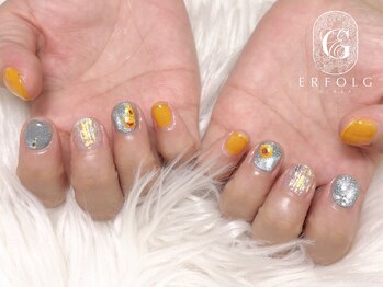 エアフォルクギンザ 横浜店(ERFOLG GINZA)/ひまわりネイル