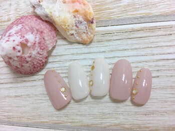 アイラッシュアンドネイル専門店 クラル(CURAR)/ヌーディネイル¥7980