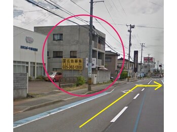 スキンイノベーションサロン 新潟女池店/道案内6（桜木方面から）