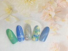 ネイルサロン&スクール ジーナ(GINA)/ブルーネイル