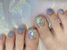 ミイネイル(Me nail)/#フットネイル#キラキラフット