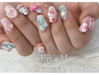 アイズモア 国立店(Eye's More)/チーク×キティネイル