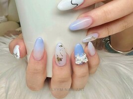ゆめかわブルーネイル