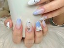 ゆめかわブルーネイル