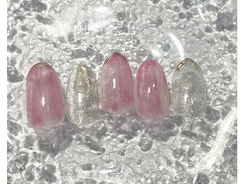 ミュウネイル(miu_nail)/ニュアンス×ミラー