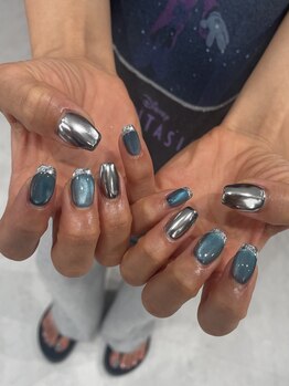 ガラスフレンチ×ミラー