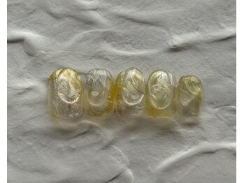 ネイルルーム エルナ(nail room ELNA)/アシンメトリーデザインB ￥7800