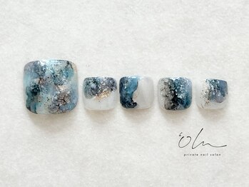 2月フットネイル定額【Nuance】