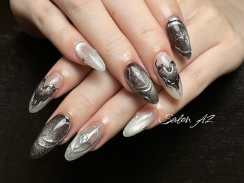 サロン エージー(salon AZ)/スカルプ持ち込みデザイン