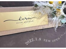 エクリュ アイラッシュ(ecru eyelash)/ecru eyelelashの看板/まつげ