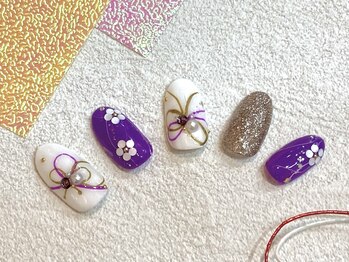 ハーフバックス 堀之内店/和ネイル