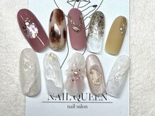 ネイルクイーン(Nail Queen)/新作デザイン♪¥8800